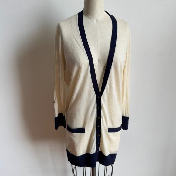 BARNEY'S CO-OP Wool/Cashmere Blend Cardigan - Picture 2 of 12